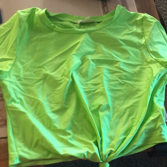 A Lime Green Croptop - Picture 1 of 1